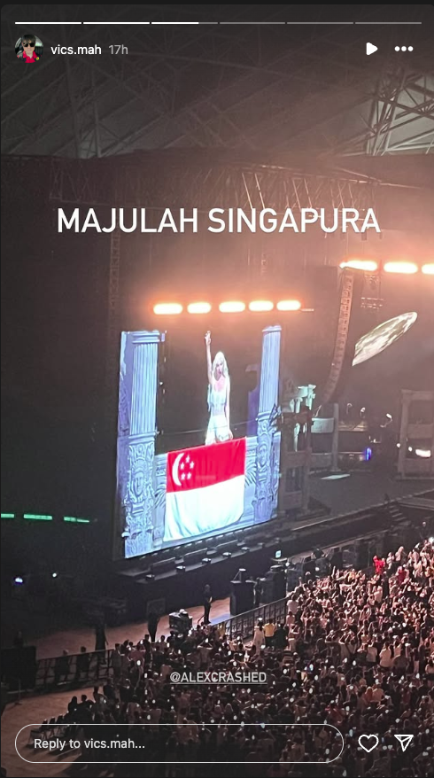 Lady Gaga performed at Singapore National Stadium
